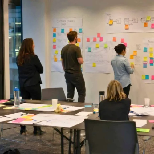 Brainstorming session with Kohler HealthCare Consulting experts